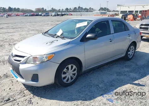 2011 Toyota Corolla z USA, uszkodzony, nr VIN 2T1BU4EE7BC582891